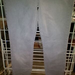 Women's Jcrew Gray Corduroy Zipper Rear Bottoms Sz 26